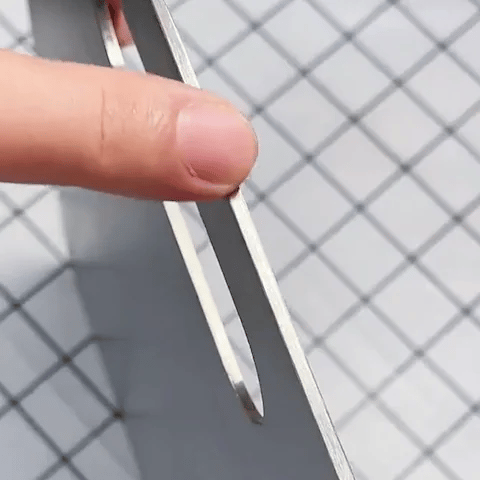 Planche à préparer en acier