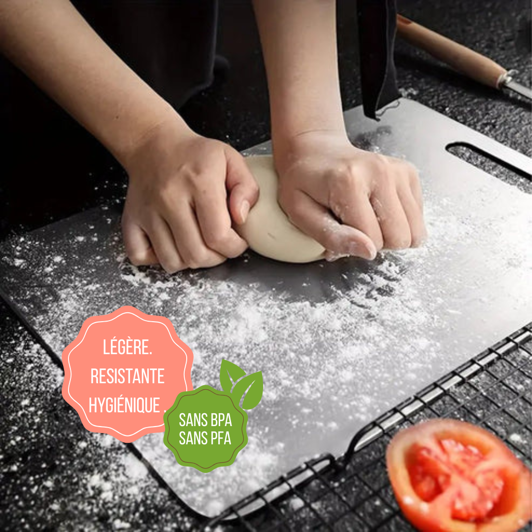 Planche à préparer en acier