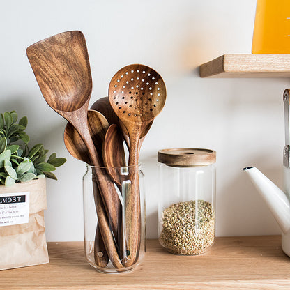 Ustensiles de Cuisine en bois Exotique